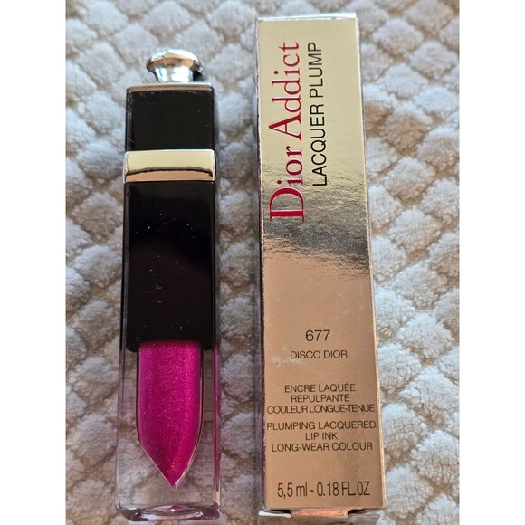 Dior Addict Lacquer Plump 677 Disco Dior - Picture 5 of 5